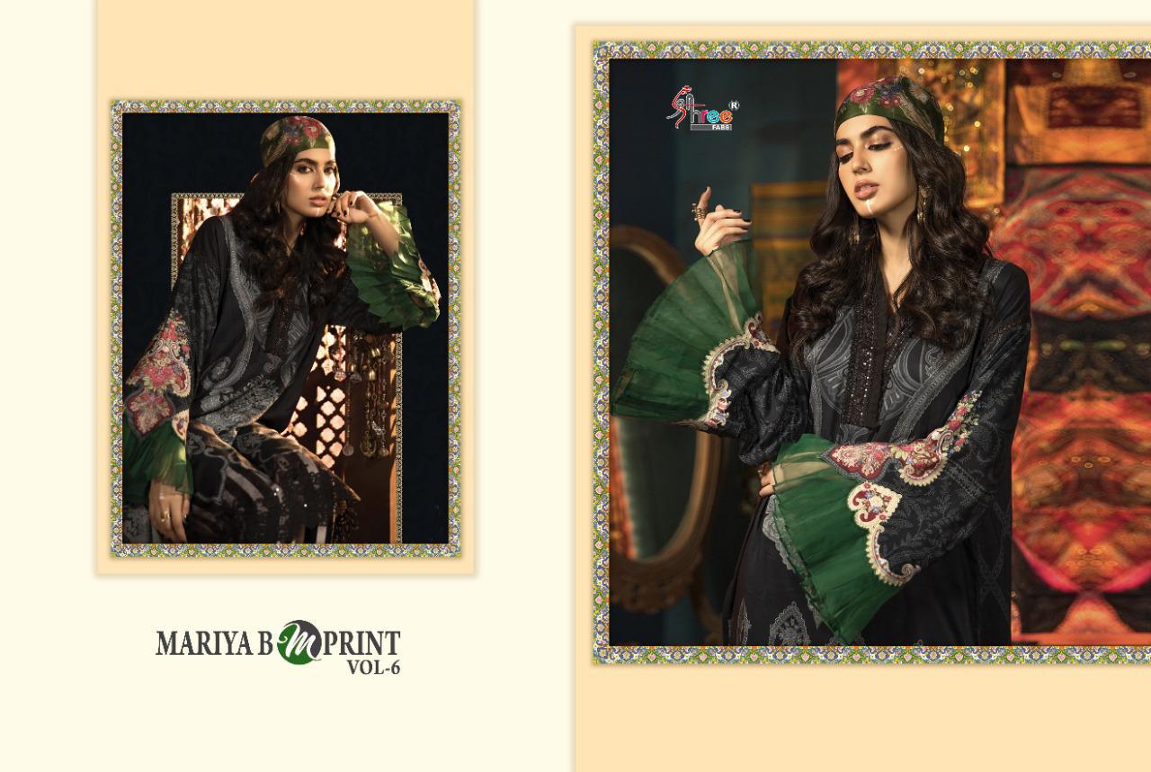 Shree Presents  Mariya B M Print  Vol 6  Pakistani Salwar Suits