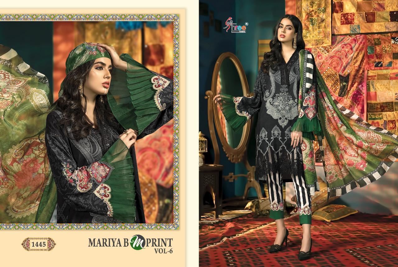 Shree Presents  Mariya B M Print  Vol 6  Pakistani Salwar Suits