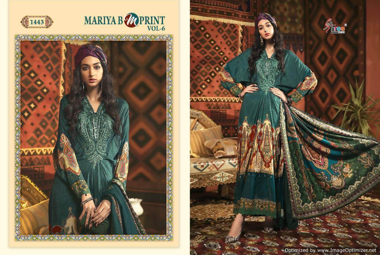 Shree Presents  Mariya B M Print  Vol 6  Pakistani Salwar Suits