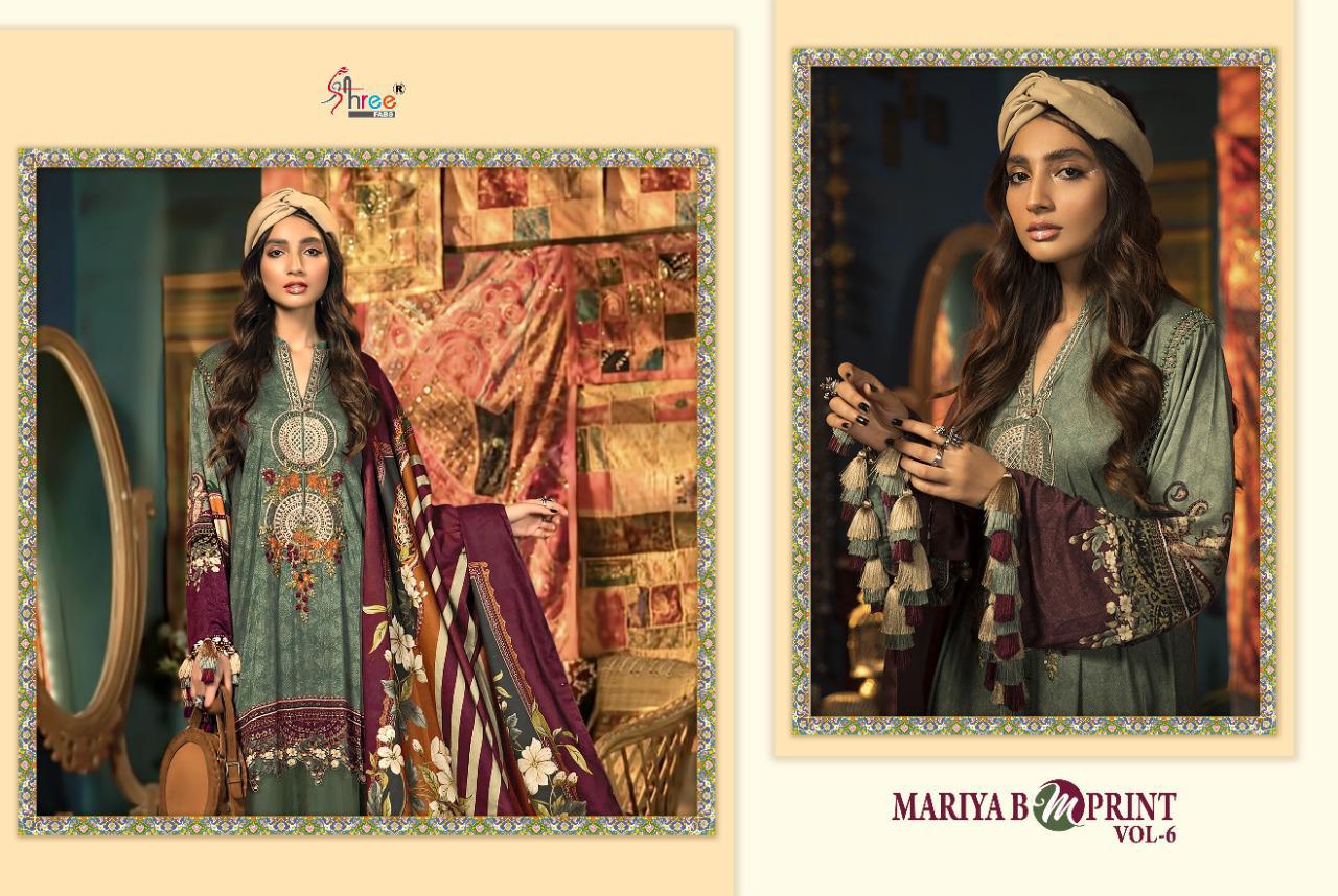 Shree Presents  Mariya B M Print  Vol 6  Pakistani Salwar Suits