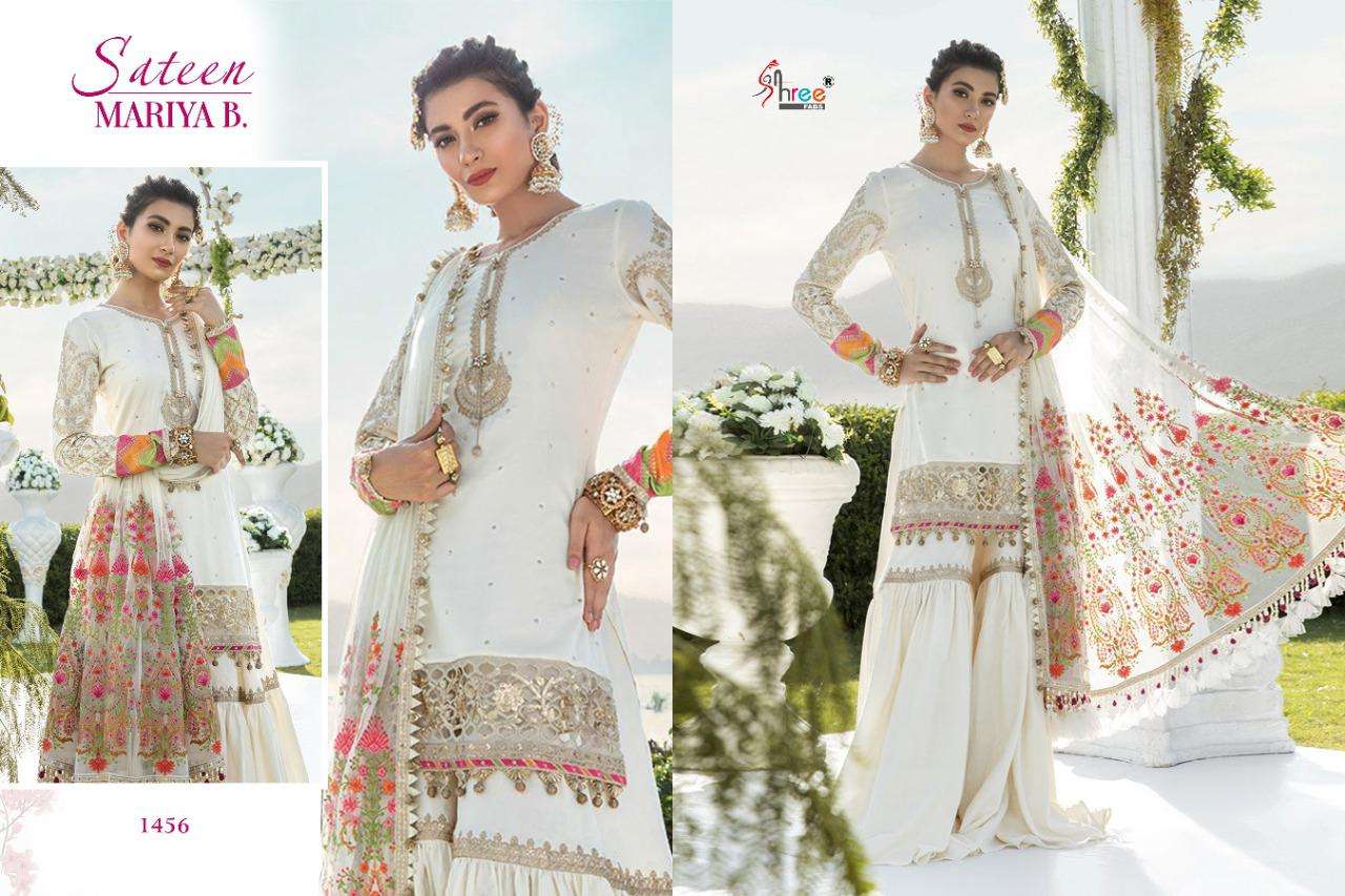 Shree Presents Sateen Mariya B  Pakistani Suits