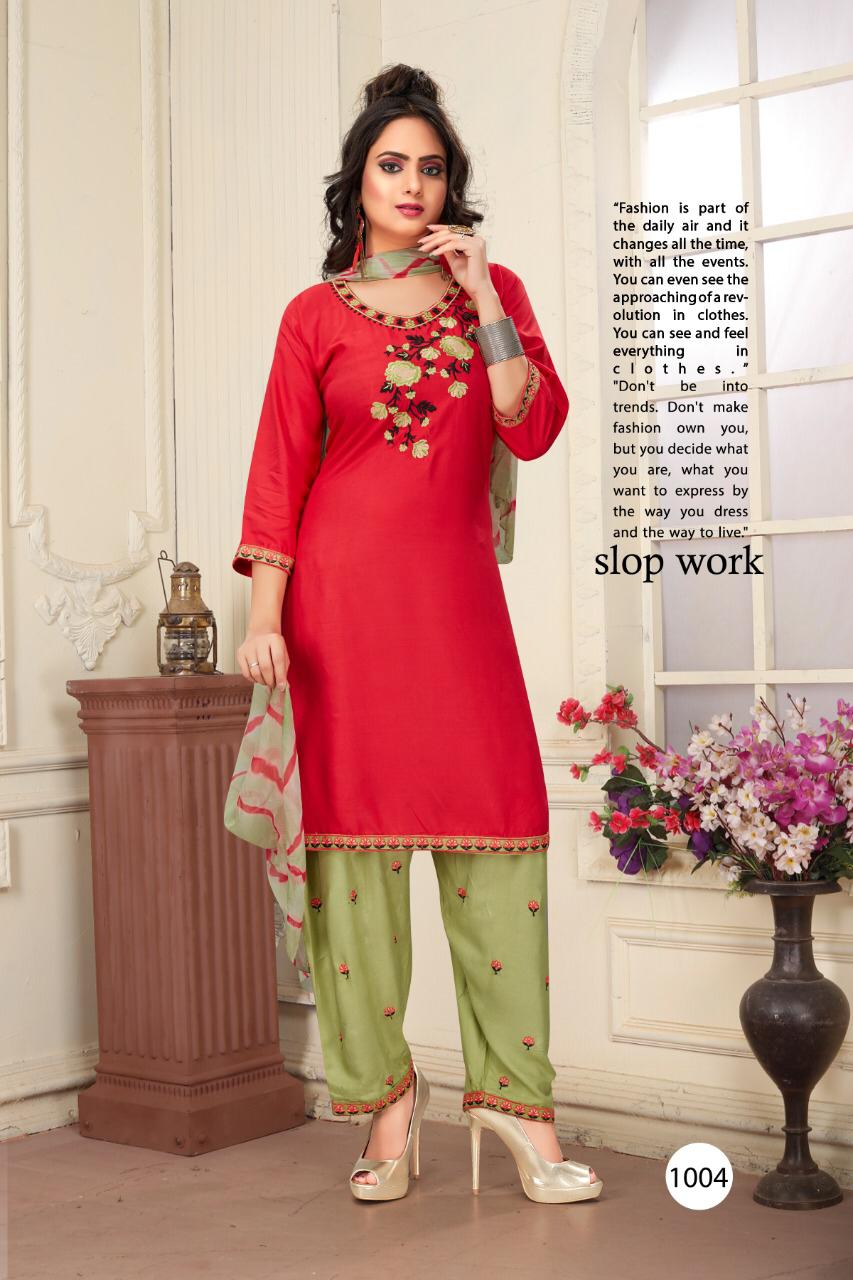 Sunburn Readymade Patiyala Catalogue