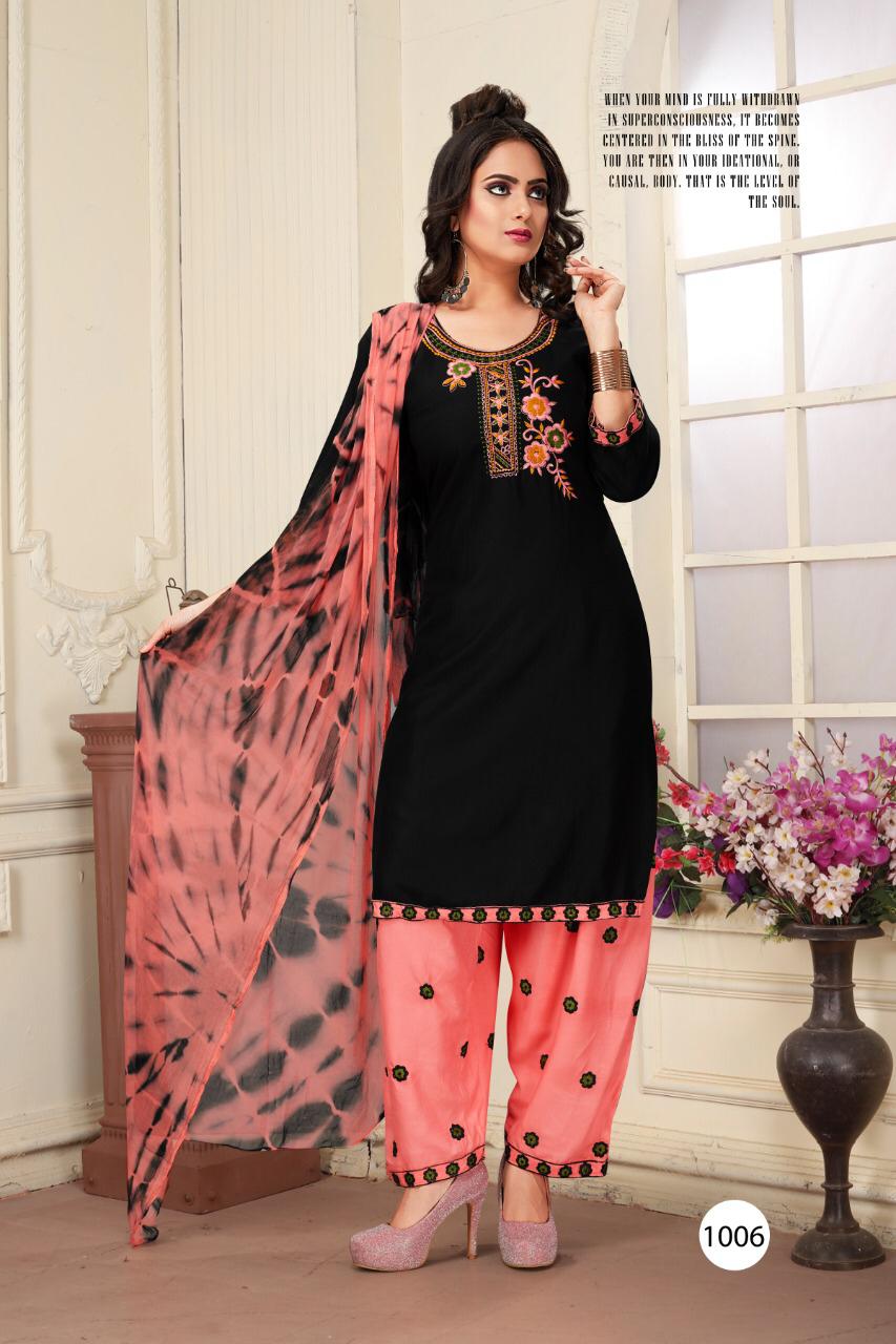 Sunburn Readymade Patiyala Catalogue
