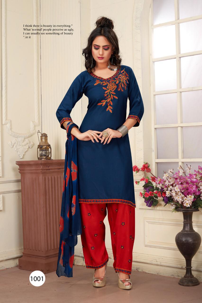 Sunburn Readymade Patiyala Catalogue