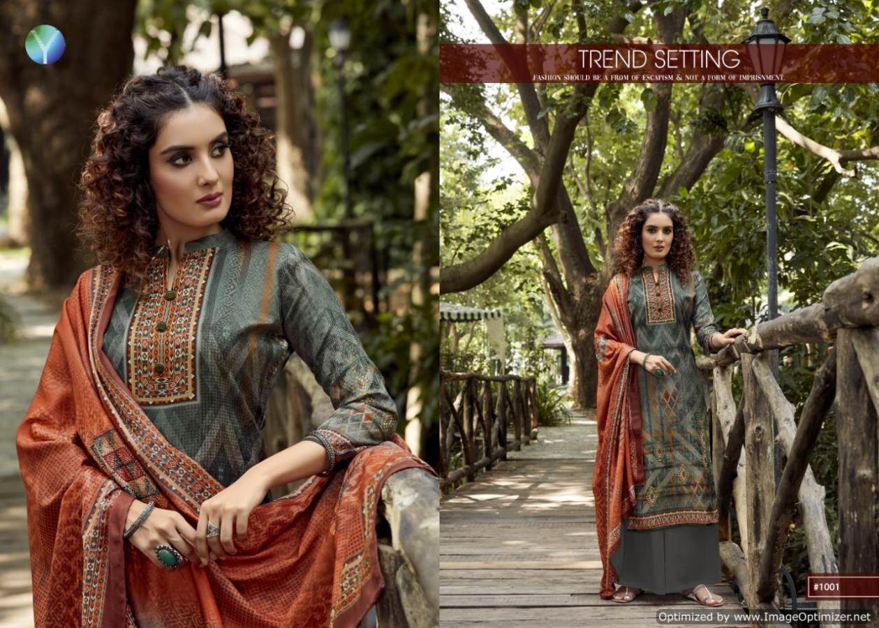 Y.c Presents  Winter Vol  1 Designer Dress Material