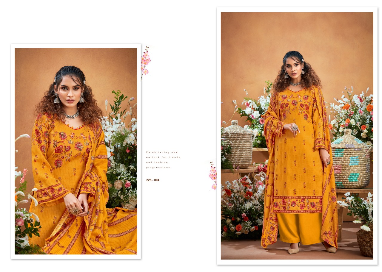 Zulfat Presents Winter Beauty Designer Dress Material