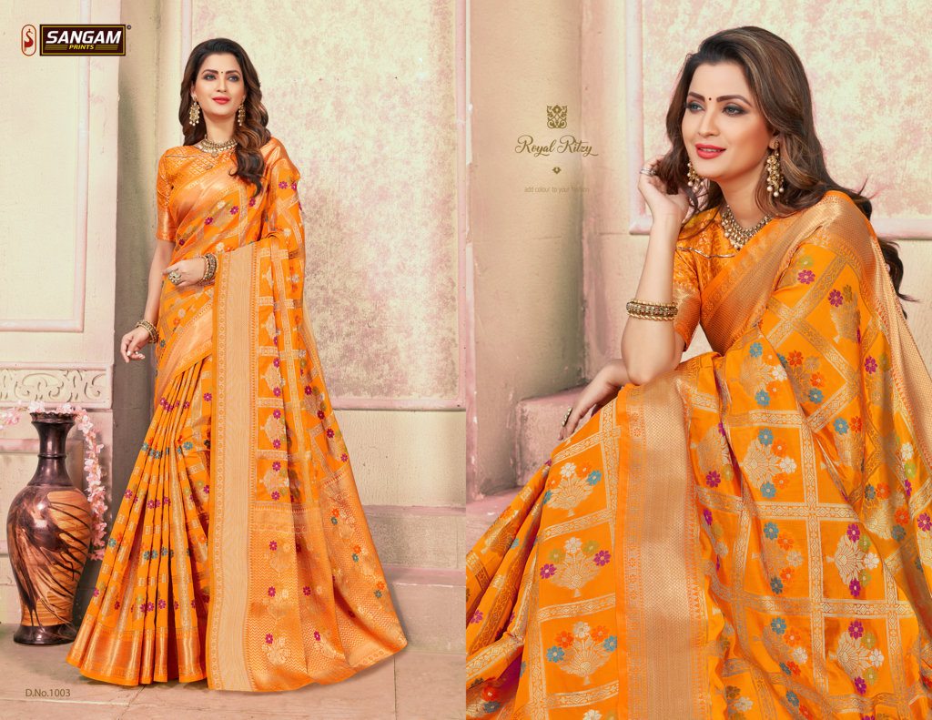 Sangam Presents Anandipuram Handloom Cotton Sarees Collection