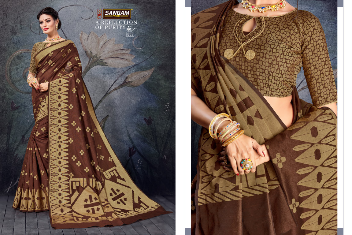 Sangam Natraj Handloom Cotton Sarees