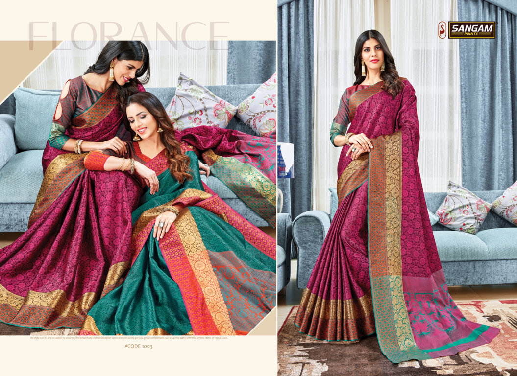 Sangam Presents Ujjwala Handloom Silk Sarees