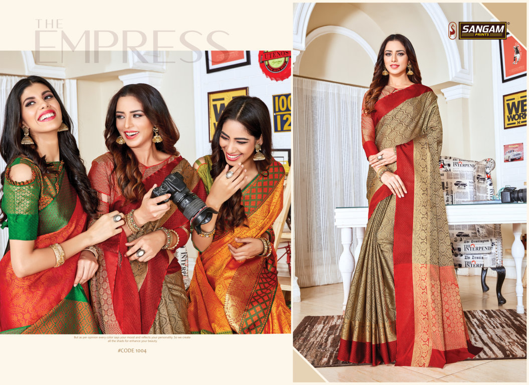 Sangam Presents Ujjwala Handloom Silk Sarees