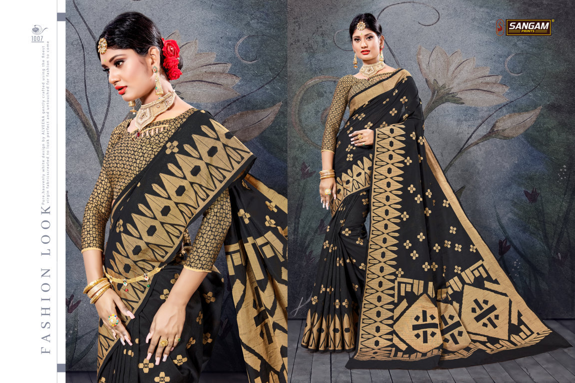 Sangam Natraj Handloom Cotton Sarees