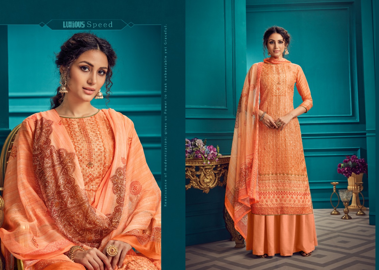 Alok  Presents Dhaara  Designer Dress Material