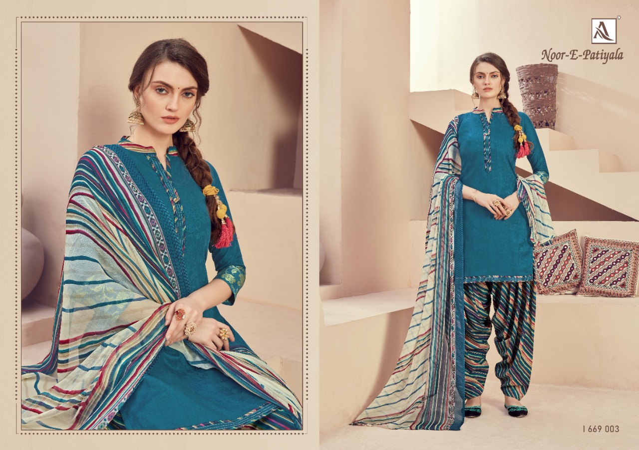 Alok Presents Noor E Patiyala Designer Dress Material