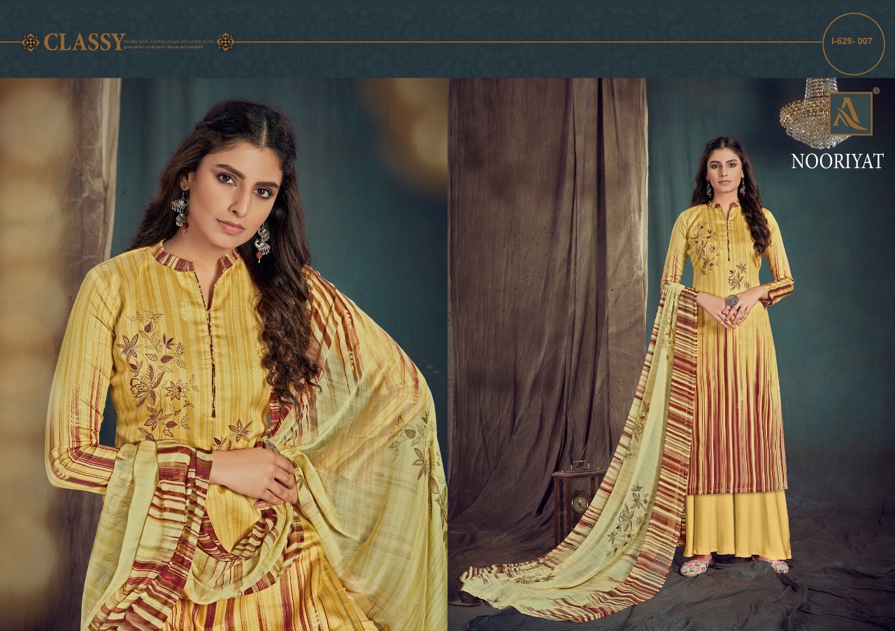 Alok Presents Nooriyat Designer Dress Material