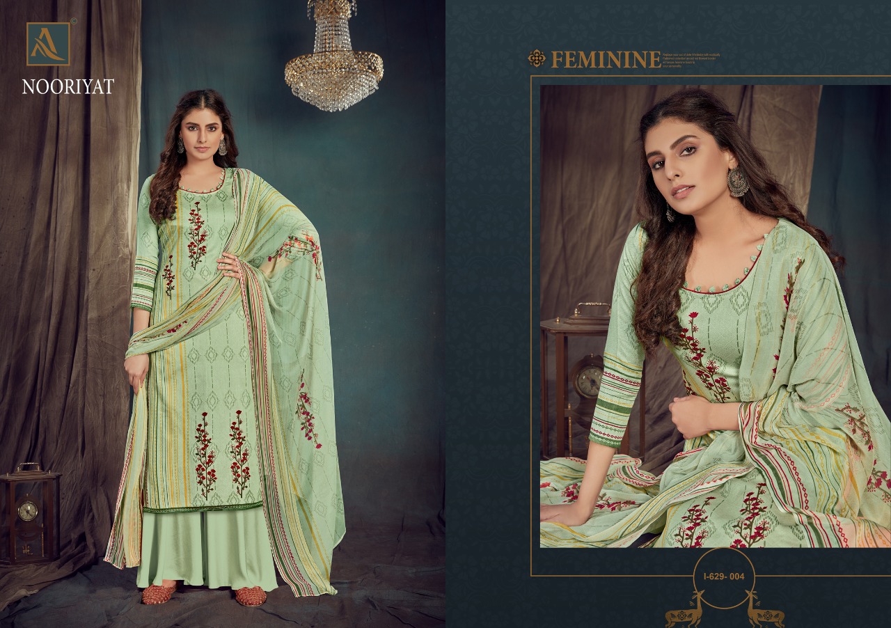 Alok Presents Nooriyat Designer Dress Material