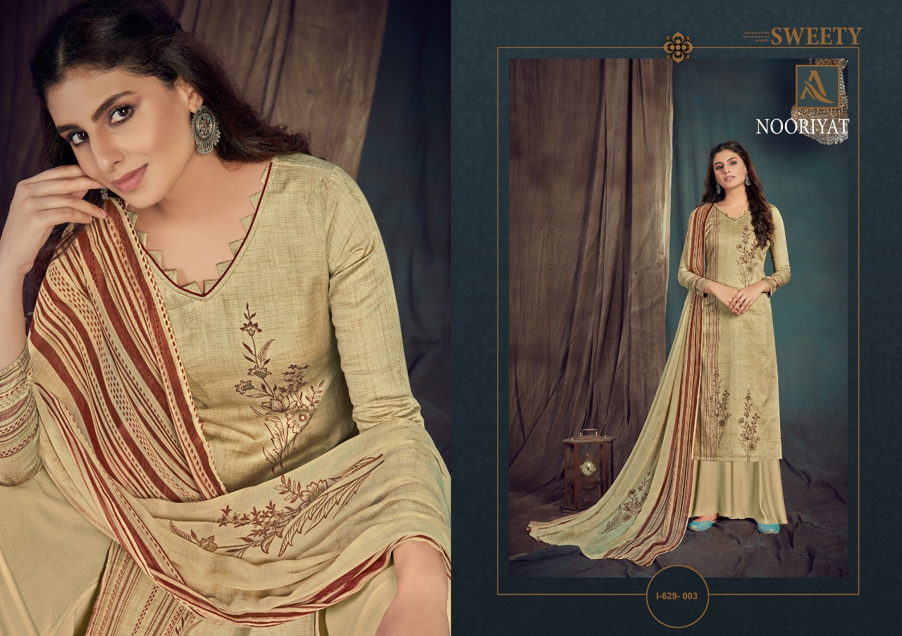 Alok Presents Nooriyat Designer Dress Material