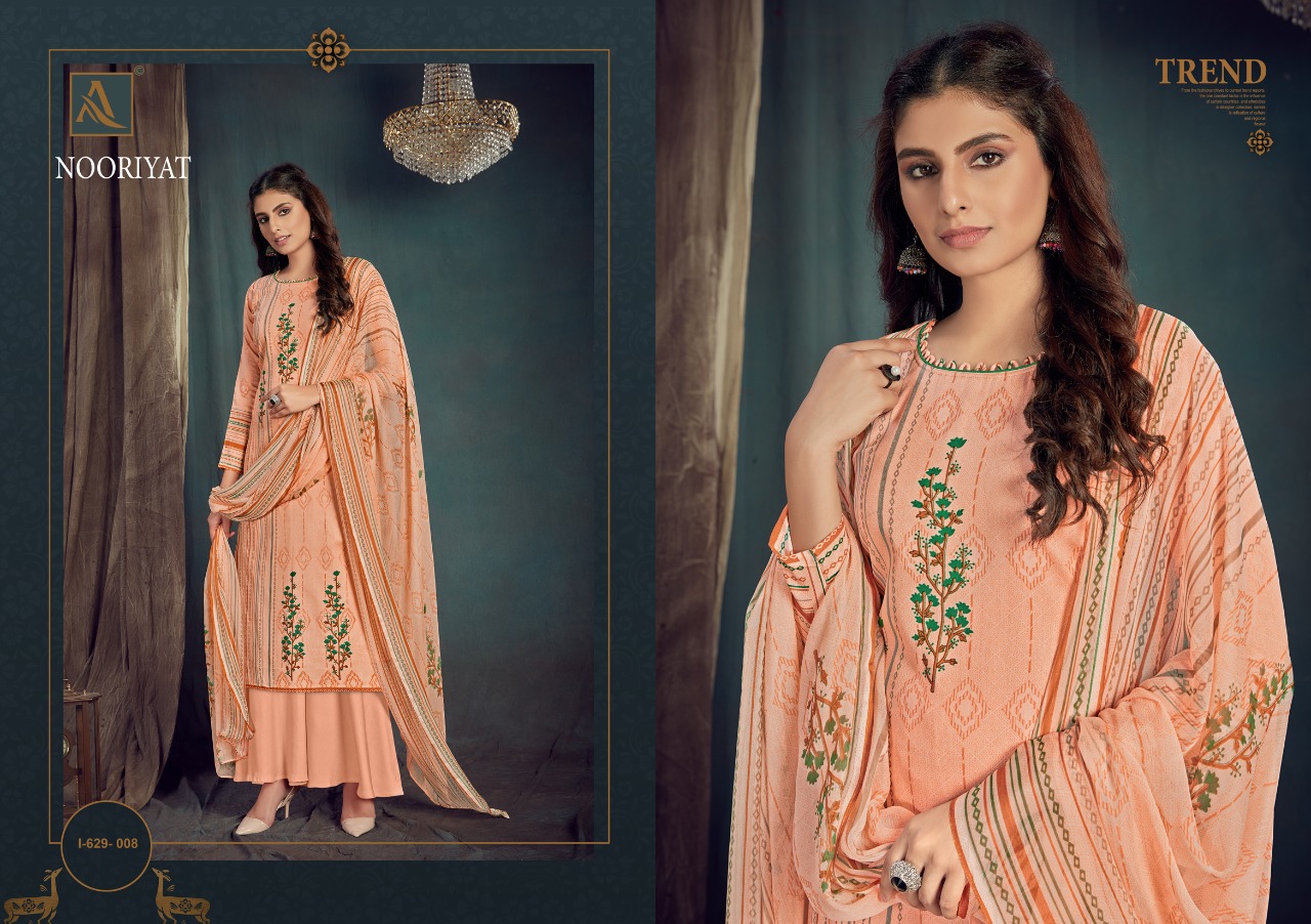 Alok Presents Nooriyat Designer Dress Material