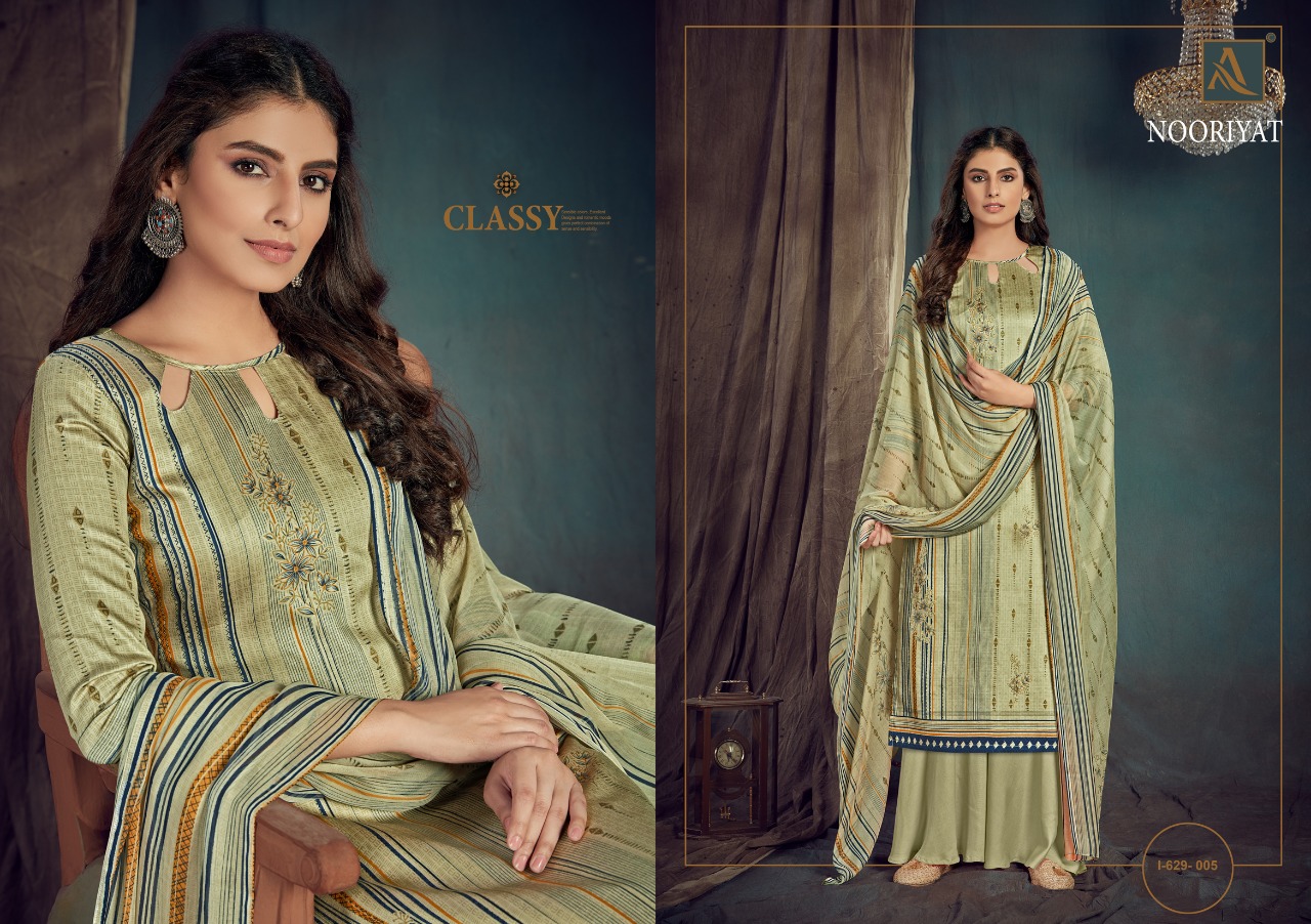 Alok Presents Nooriyat Designer Dress Material