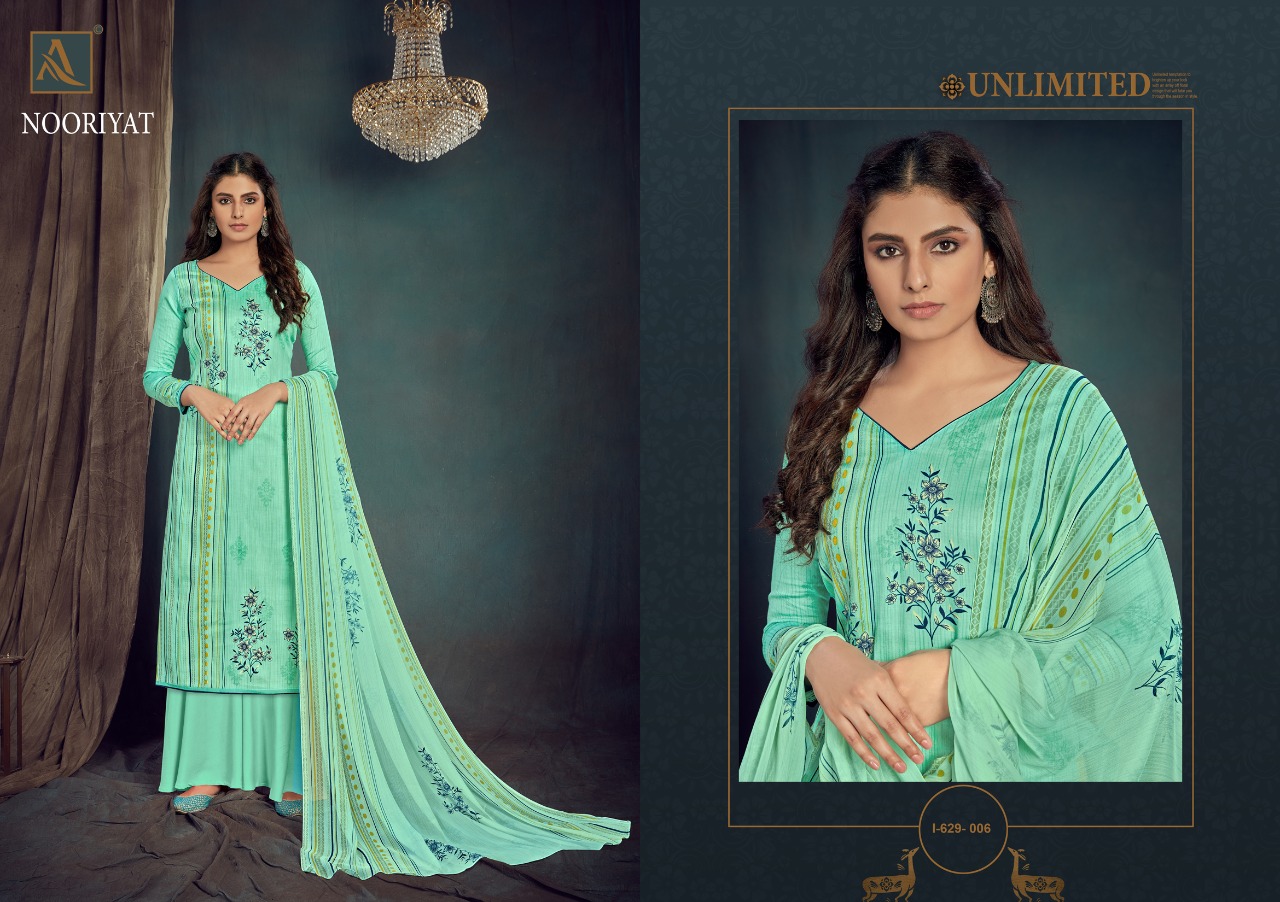 Alok Presents Nooriyat Designer Dress Material