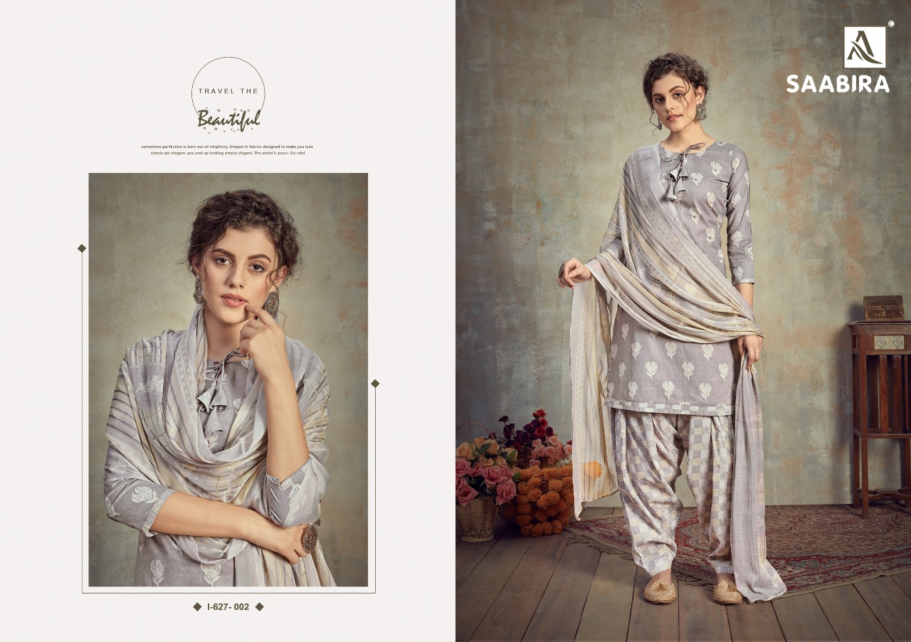 Alok Presents Saabira Designer Dress Material