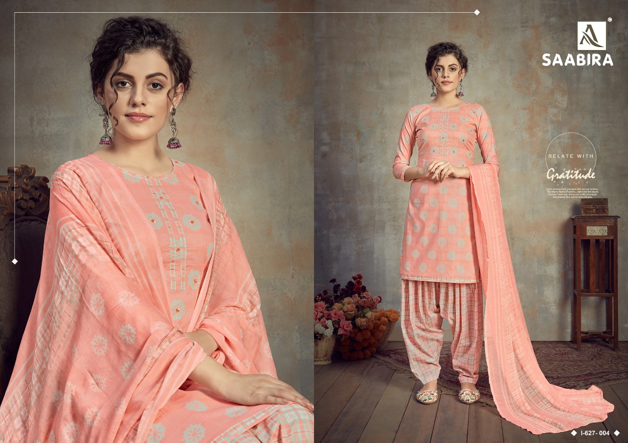 Alok Presents Saabira Designer Dress Material