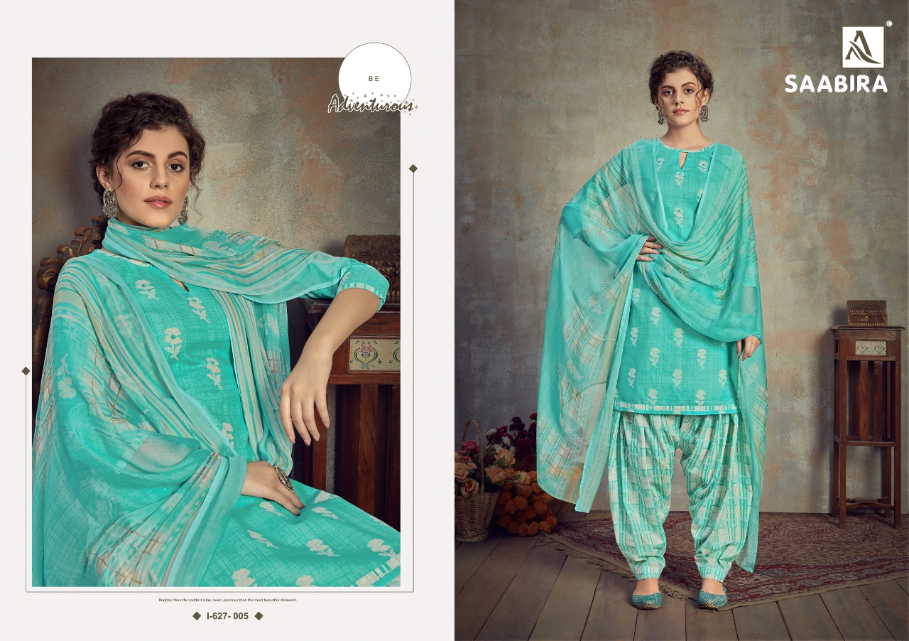 Alok Presents Saabira Designer Dress Material