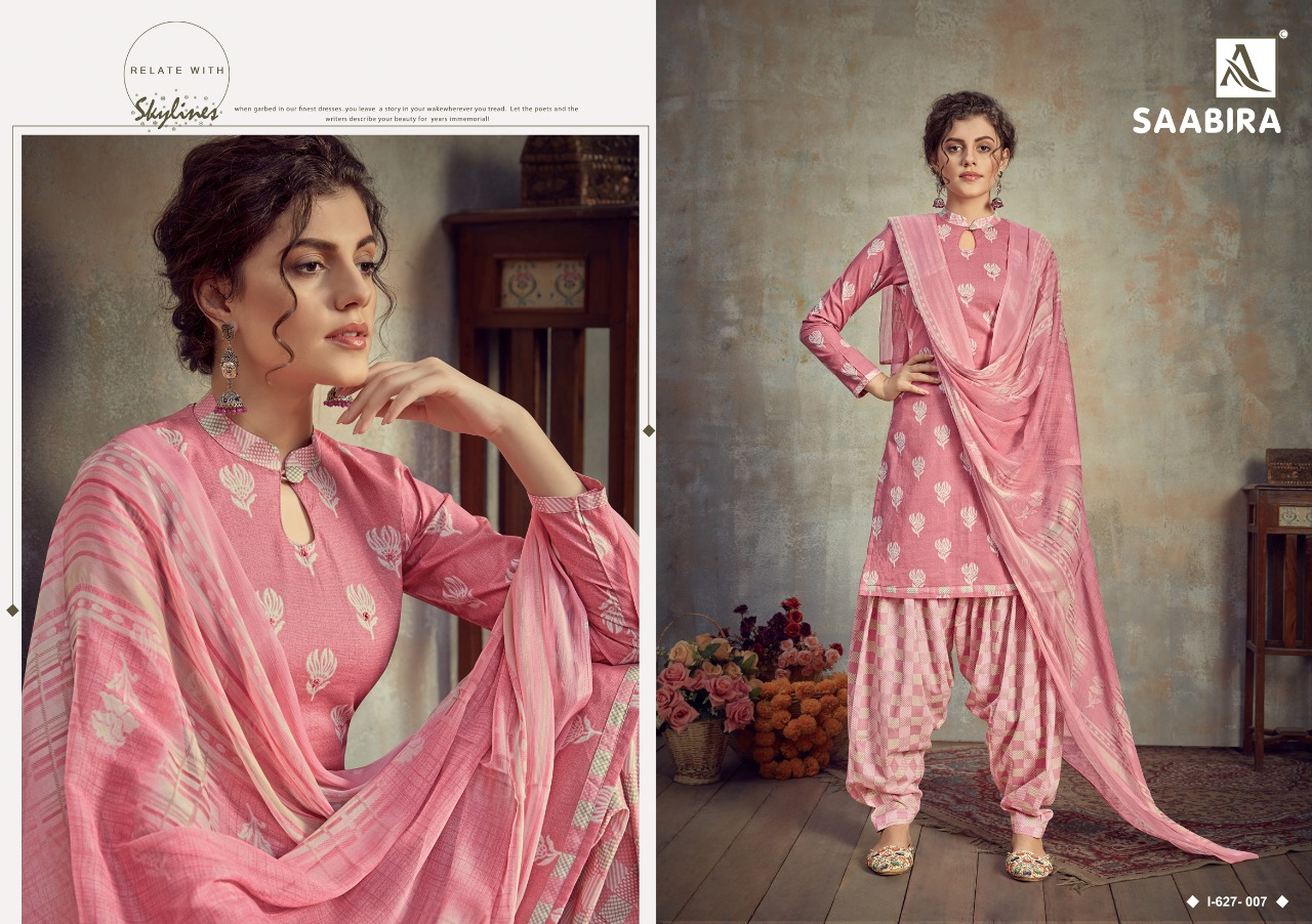 Alok Presents Saabira Designer Dress Material