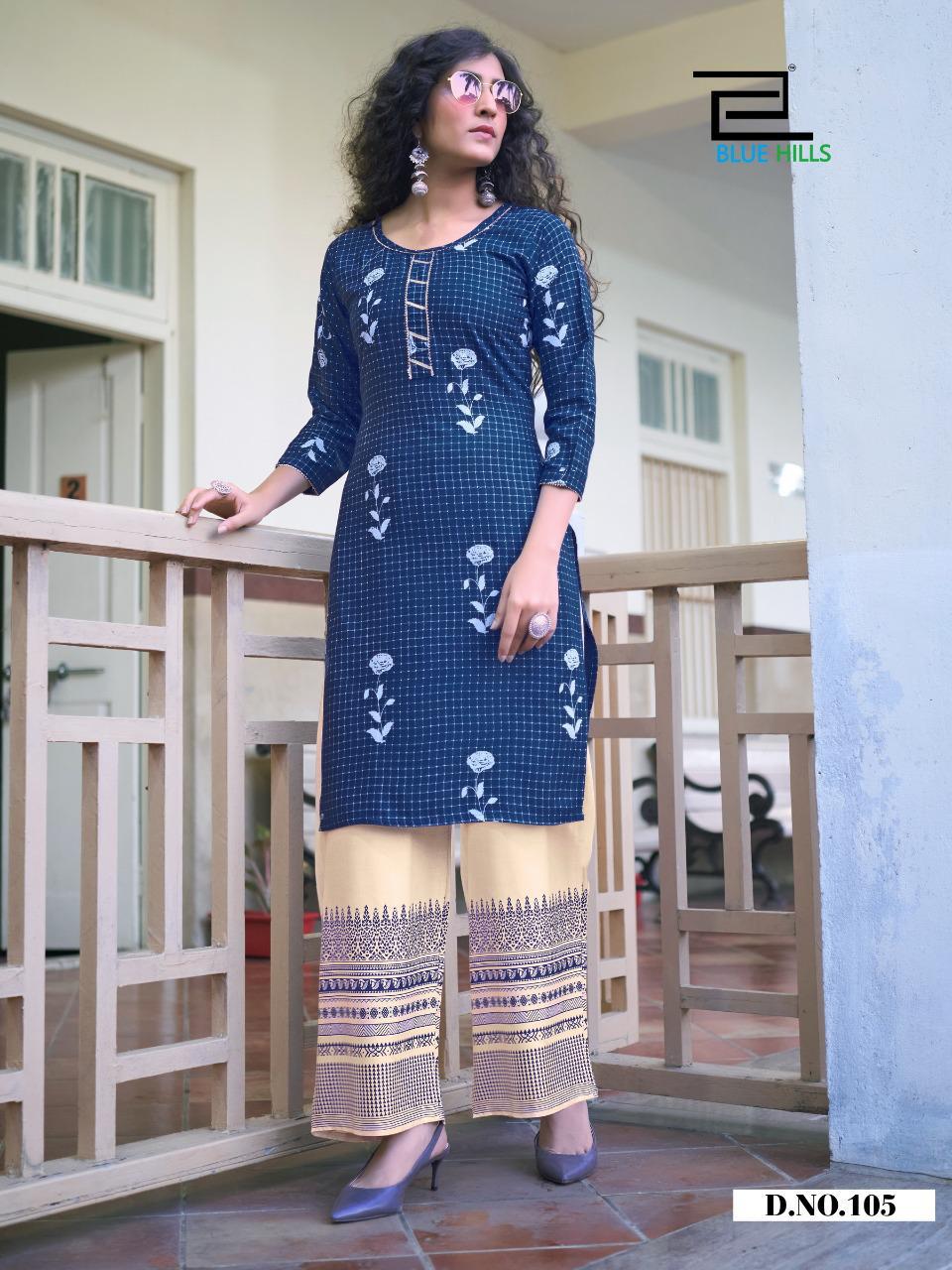 Blue Hills Presents  Style In  Vol 5  Kurti With Bottom
