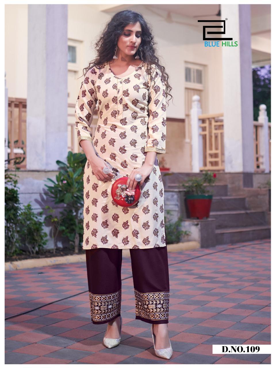 Blue Hills Presents  Style In  Vol 5  Kurti With Bottom