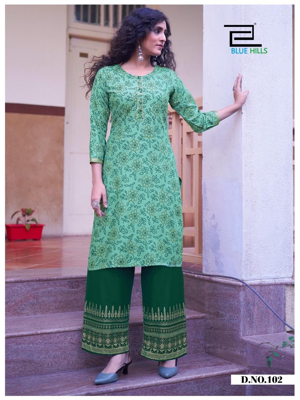 Blue Hills Presents  Style In  Vol 5  Kurti With Bottom
