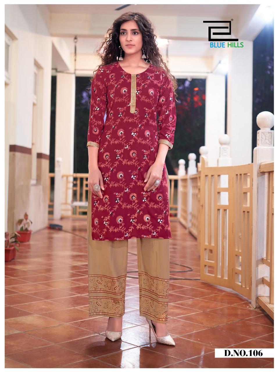 Blue Hills Presents  Style In  Vol 5  Kurti With Bottom
