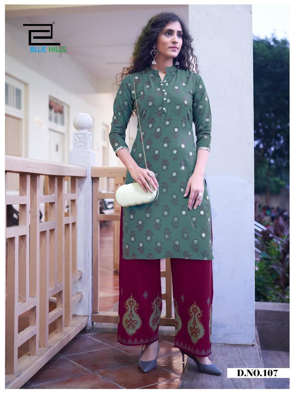 Blue Hills Presents  Style In  Vol 5  Kurti With Bottom