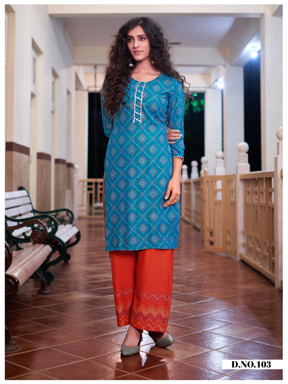 Blue Hills Presents  Style In  Vol 5  Kurti With Bottom