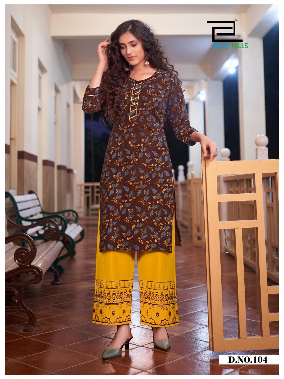 Blue Hills Presents  Style In  Vol 5  Kurti With Bottom
