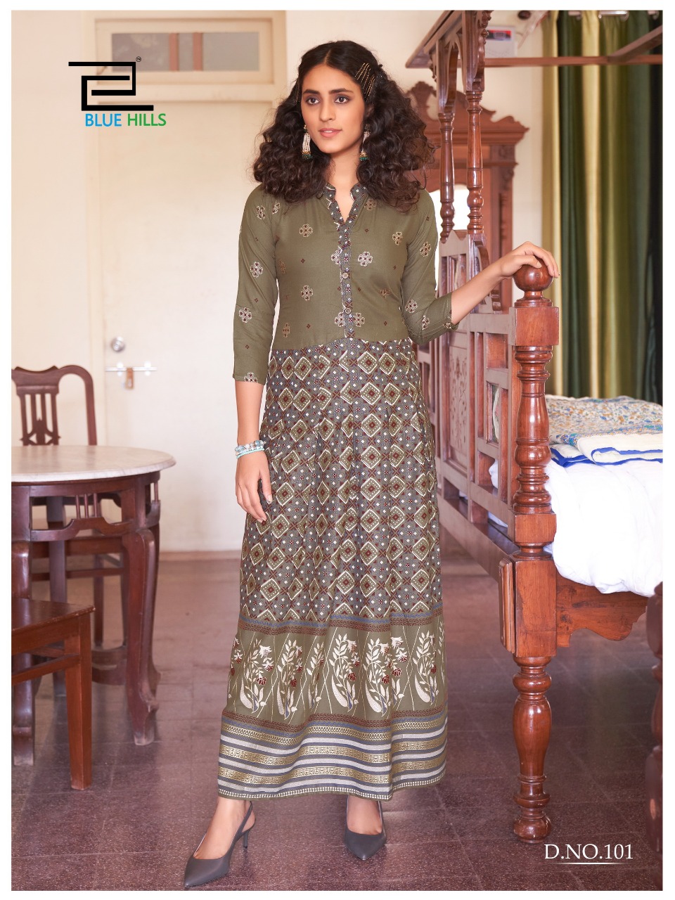 Blue Hills Presents  Walkway  Vol 9  Long Kurti Collection