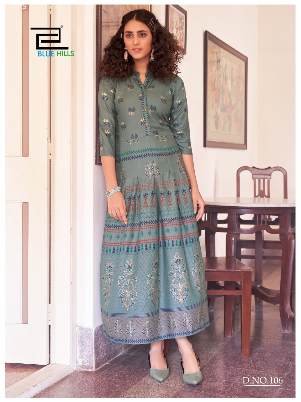 Blue Hills Presents  Walkway  Vol 9  Long Kurti Collection