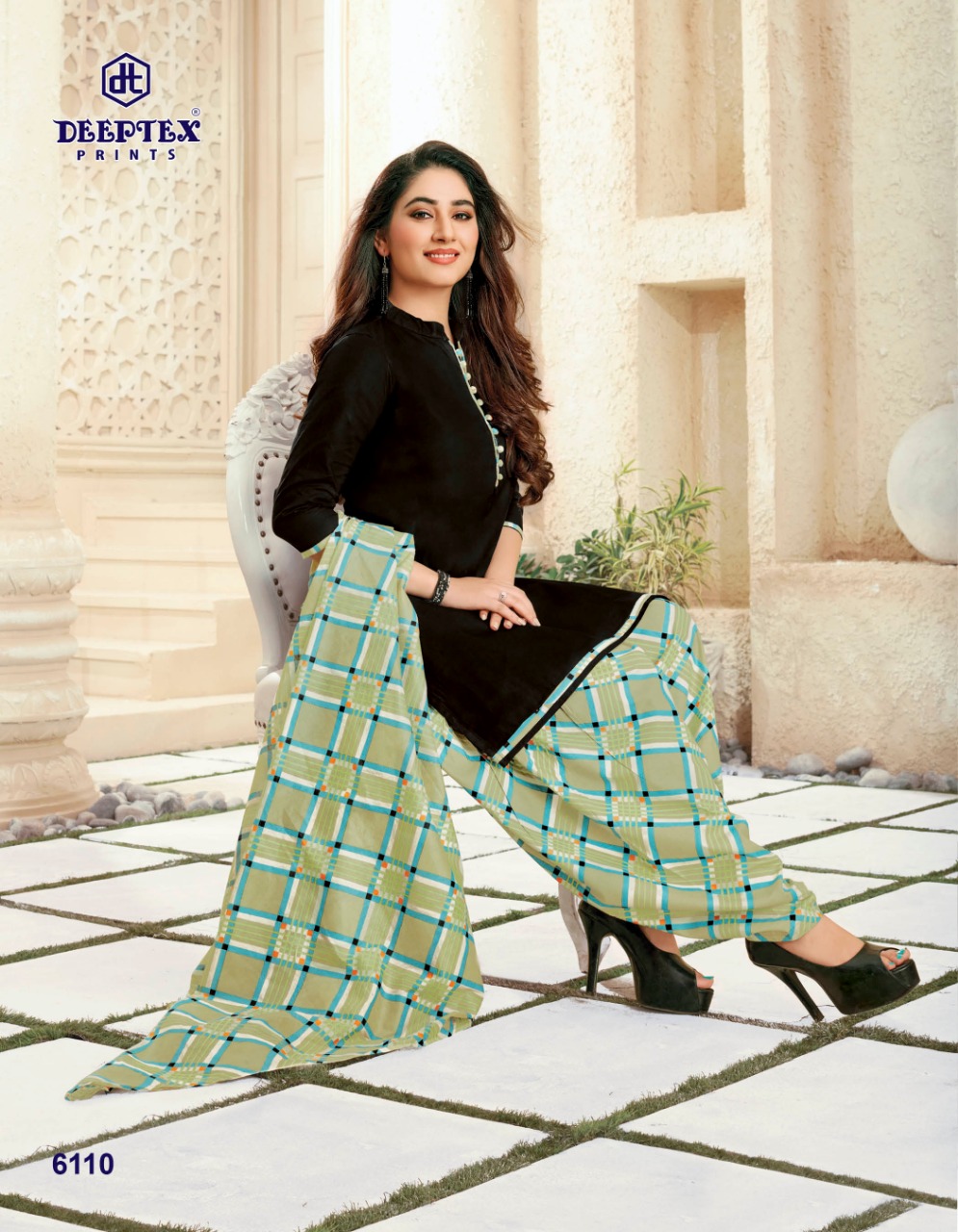 Deeptex Presents  Miss India Vol 61  Printed Dress Material