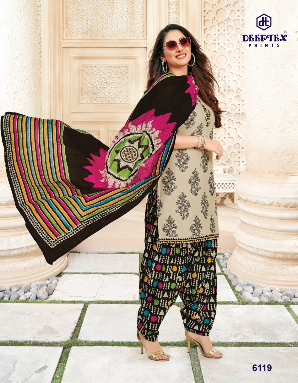 Deeptex Presents  Miss India Vol 61  Printed Dress Material