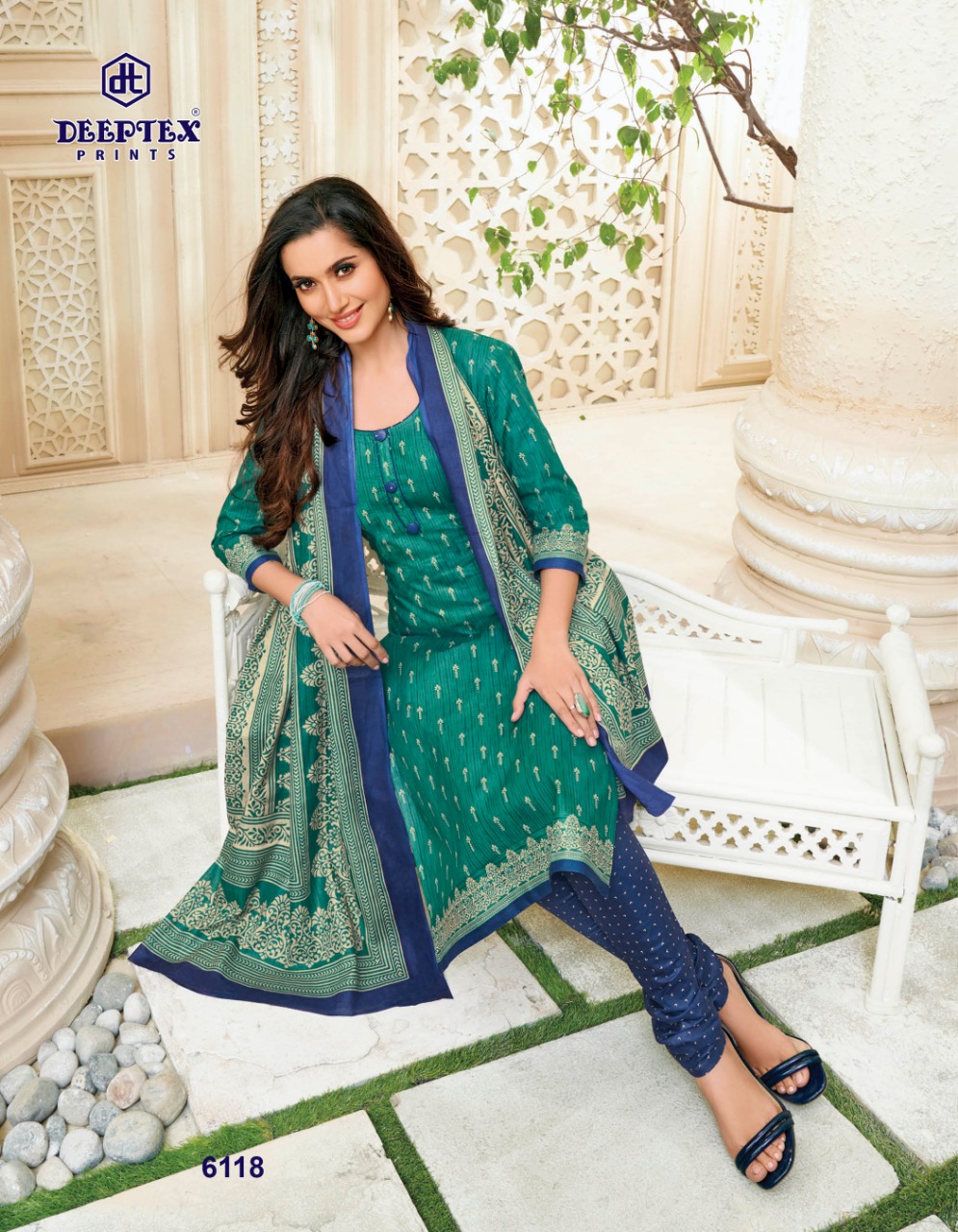 Deeptex Presents  Miss India Vol 61  Printed Dress Material