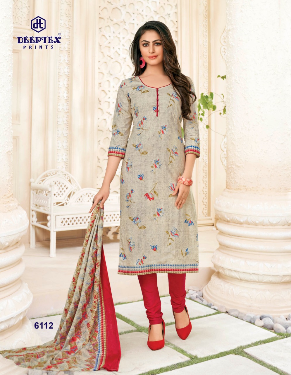 Deeptex Presents  Miss India Vol 61  Printed Dress Material