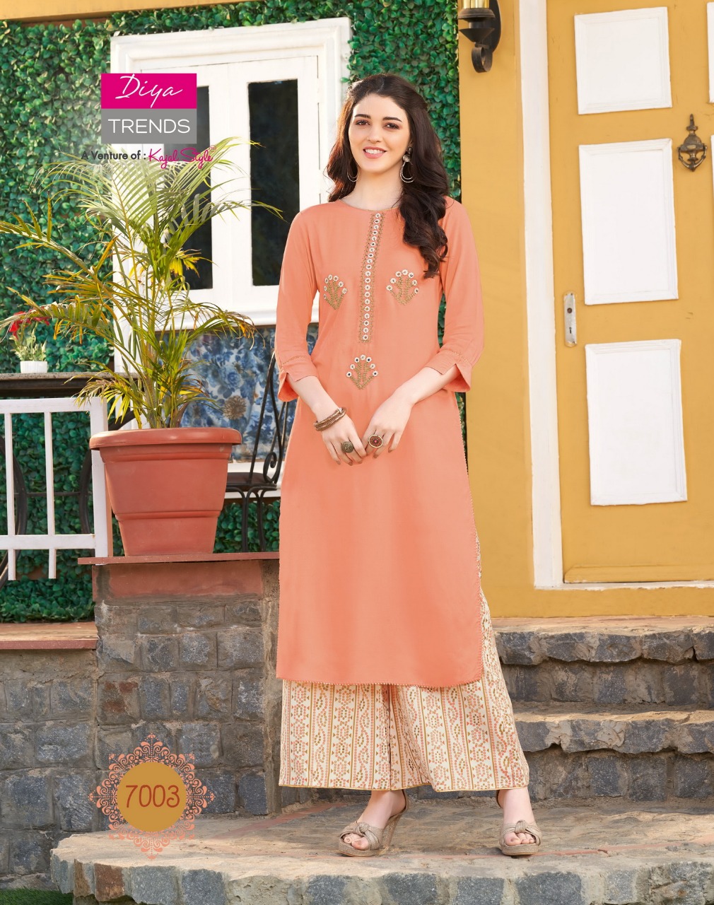 Diya Trends  Presents Biba  Vol 7  Kurti With Bottom Collection