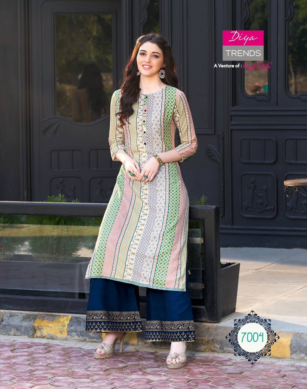 Diya Trends  Presents Biba  Vol 7  Kurti With Bottom Collection