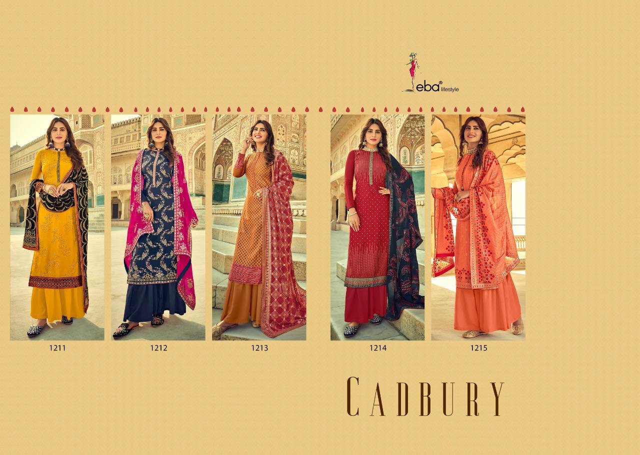 Eba Presents Cabury  Designer Dress Material