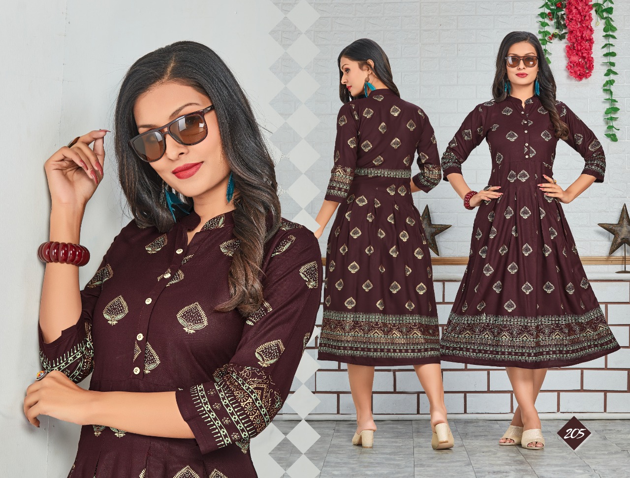 Goldy Anarkali Kurti Collection
