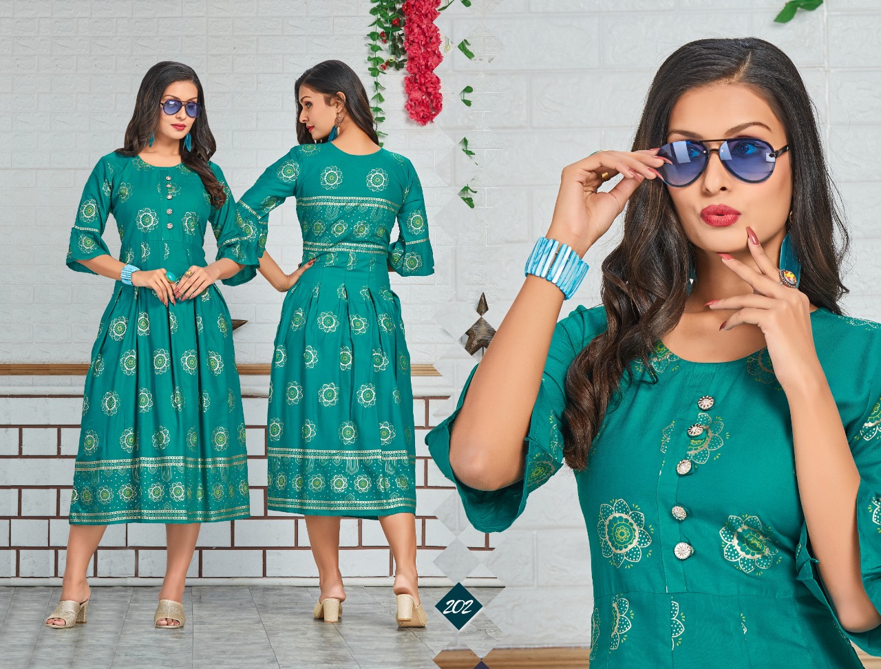 Goldy Anarkali Kurti Collection