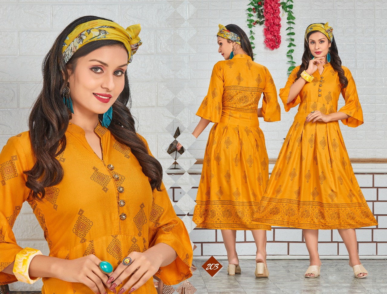 Goldy Anarkali Kurti Collection