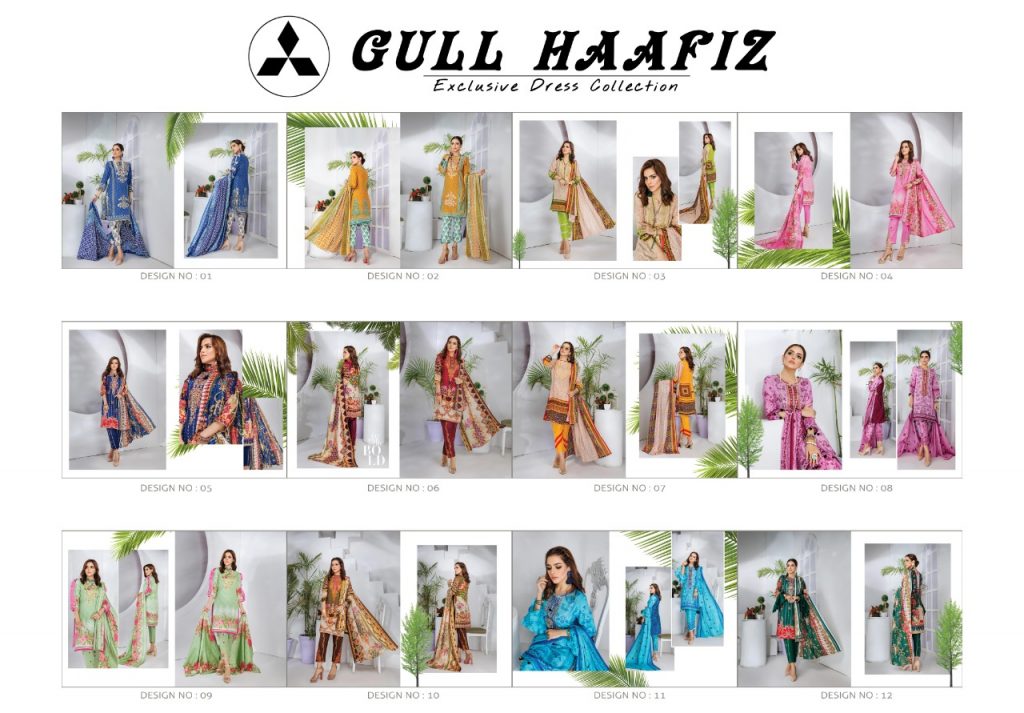 Gull Haafiz   Karachi Dress Material