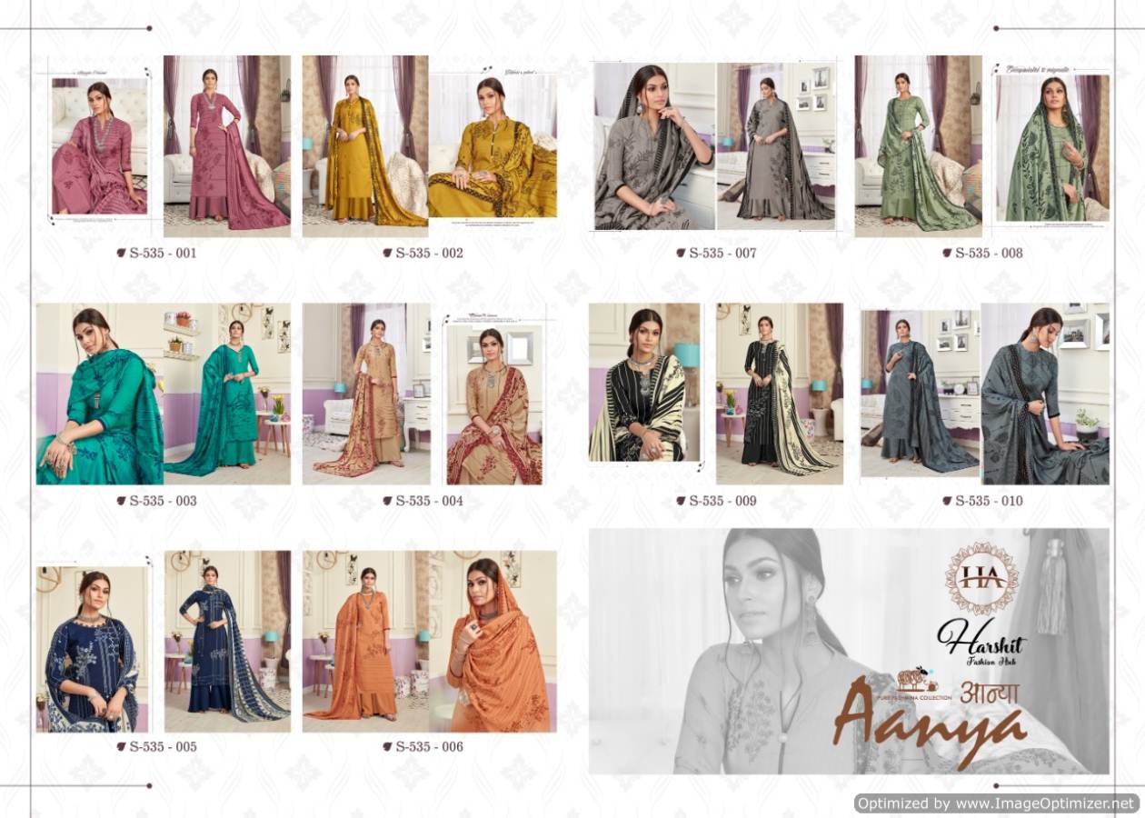 Harshit Presents  Aanya  Pashmina Collection