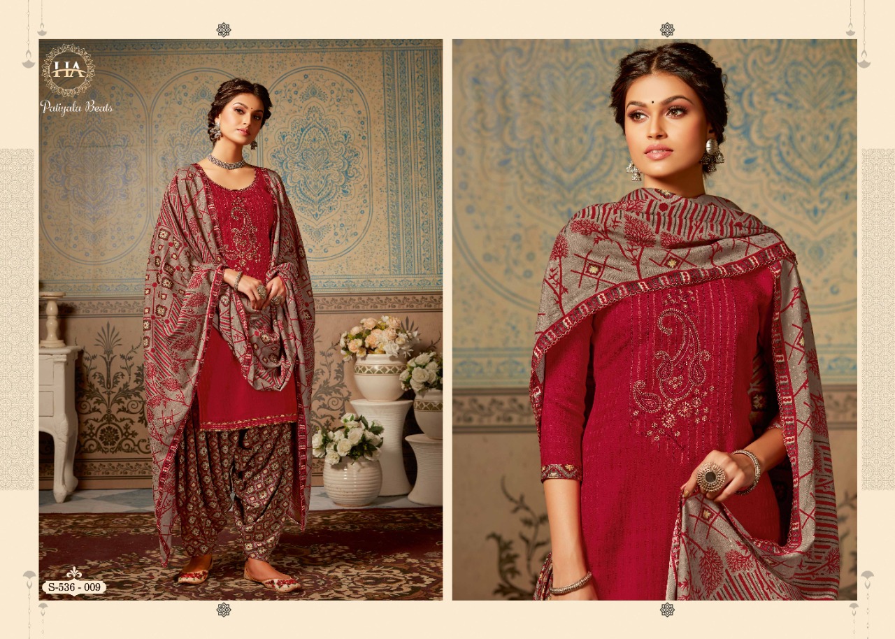 Harshit  Presents Patiyala Beats  Designer Dress Material