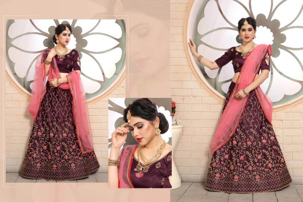 Krishna Vol 1 Designer Embroidery Heavy Lehenga